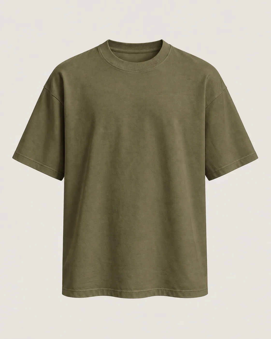 Heavyweight Organic Tee in Olive